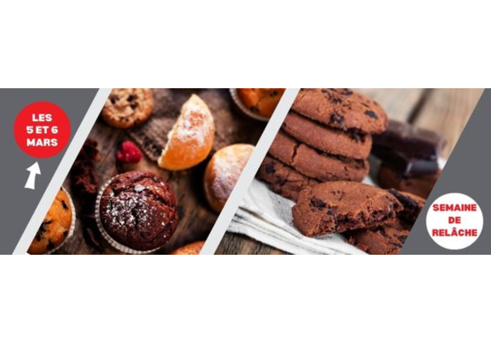 Activité spéciale relâche - Atelier intergénérationnel de confection de muffins et de biscuits