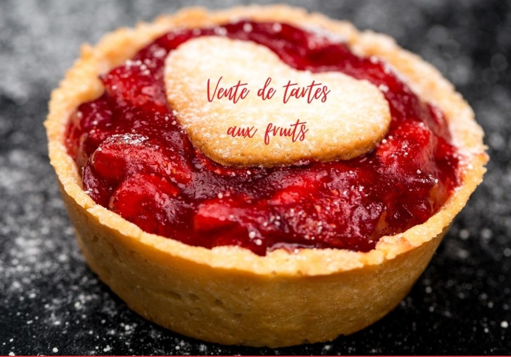 Vente spéciale de tartes aux fruits pour la fête des Mères