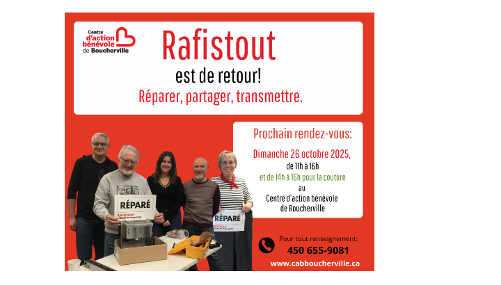 Prochain Rafistout: Dimanche 26 octobre 2025!