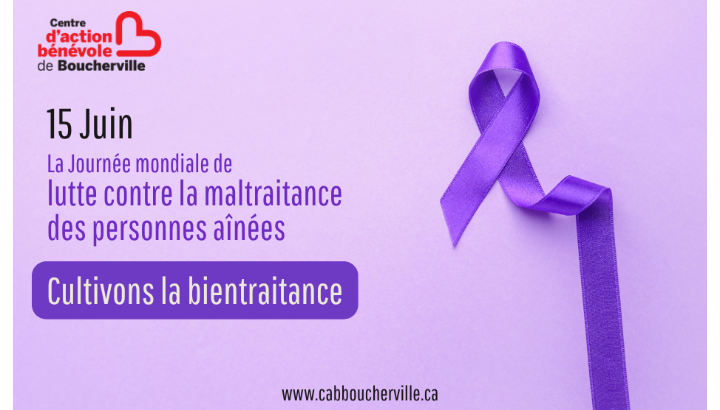 Journée mondiale de lutte contre la maltraitance des personnes aînées : une invitation à la bientraitance, ici à Boucherville