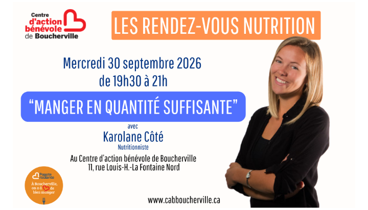 Nouveauté 2026-2027 : découvrez les Rendez-vous nutrition du CABB
